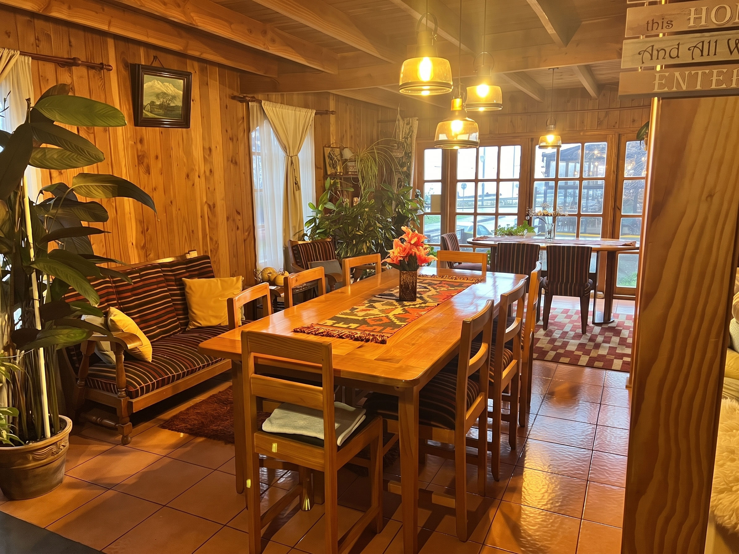 Interior del hostal Omikika B&B